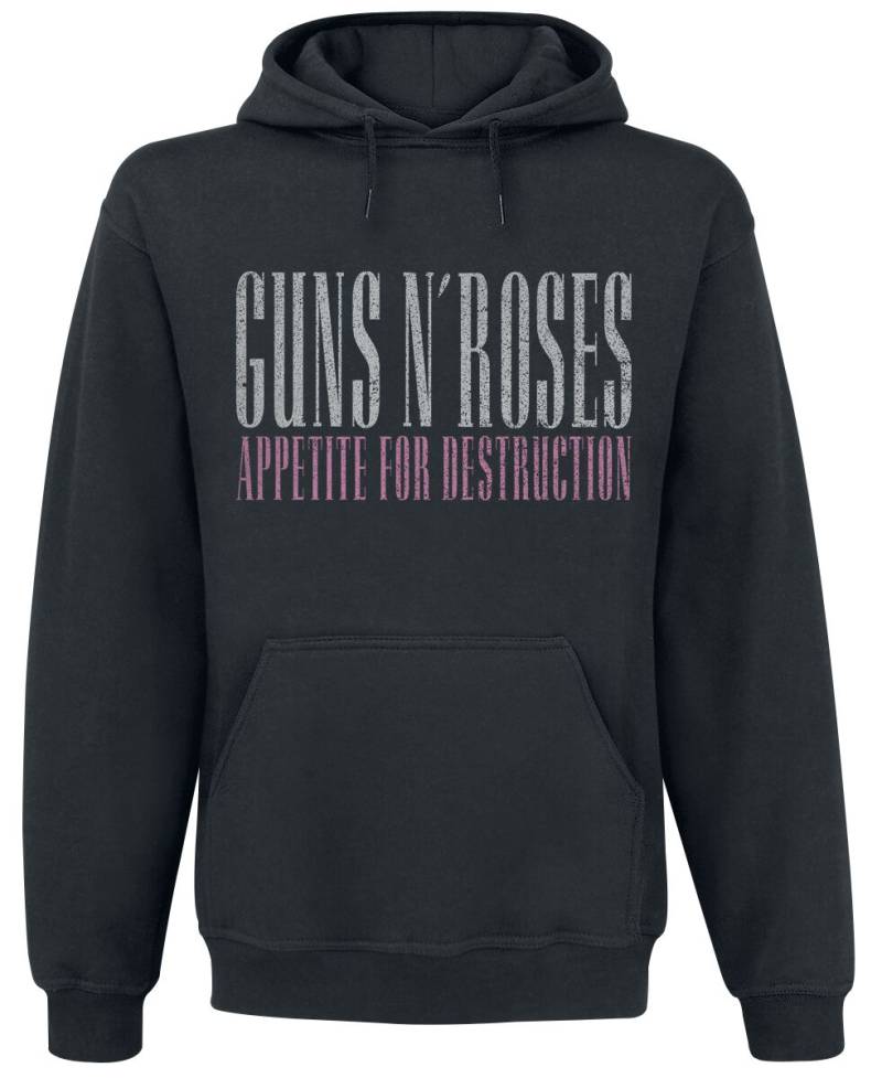 Guns N' Roses Appetite Skull Kapuzenpullover schwarz in M von Guns N' Roses