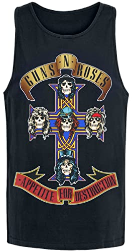 Guns N' Roses Appetite for Destruction Männer Tank-Top schwarz S 100% Baumwolle Band-Merch, Bands von Guns N' Roses