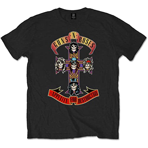 Guns N Roses - Appetite for Destruction T-Shirt für Kinder (128) (Schwarz) von Guns N' Roses