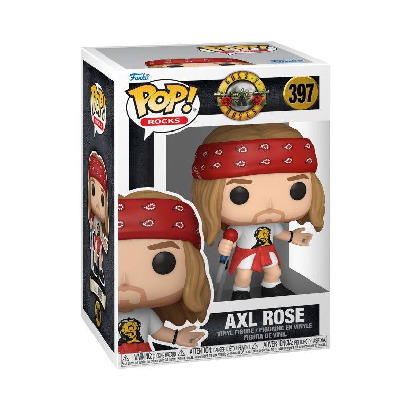 Guns N' Roses Axl Rose Rocks! (Chase Edition möglich) Vinyl Figur 397 Funko Pop! multicolor von Guns N' Roses