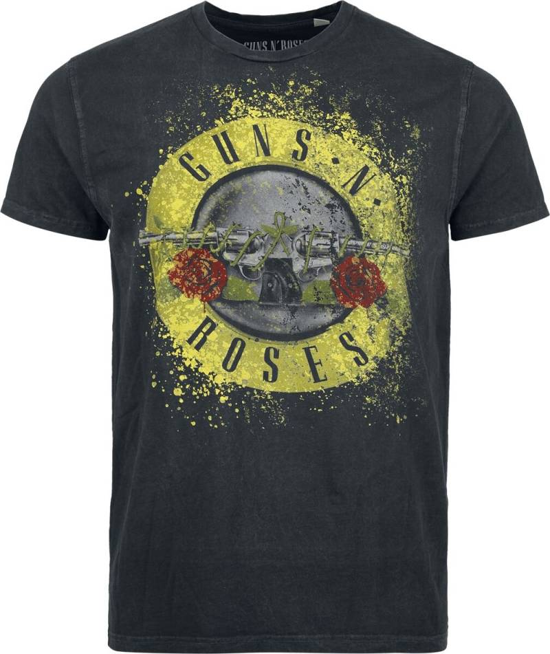 Guns N' Roses Bullet Logo T-Shirt anthrazit in S von Guns N' Roses