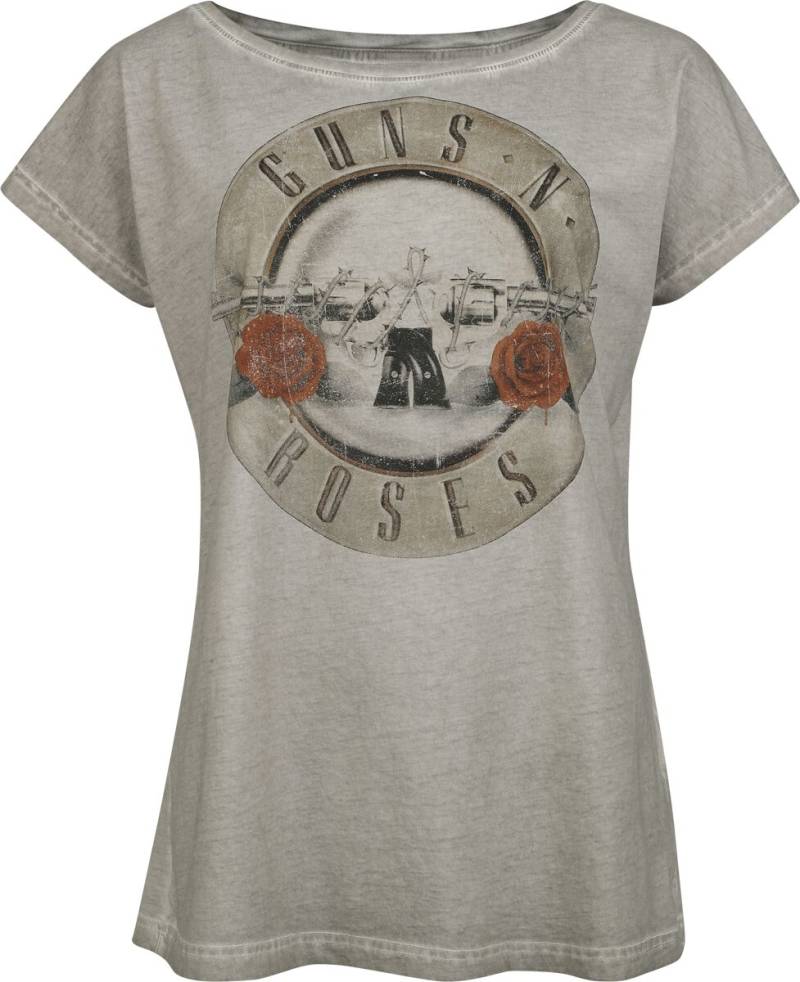 Guns N' Roses Bullet Logo T-Shirt grau in L von Guns N' Roses