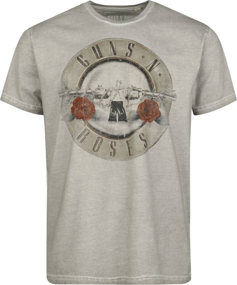 Guns N' Roses Bullet Logo T-Shirt grau in L von Guns N' Roses