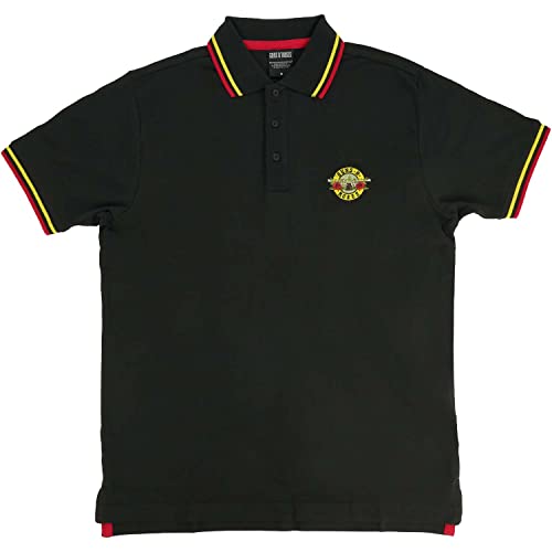 Guns N Roses 'Classic Logo' (Black) Polo Shirt (x-Large) von Guns N' Roses