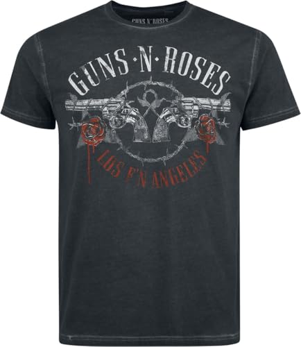Guns N' Roses Guns Männer T-Shirt anthrazit XXL 100% Baumwolle Band-Merch, Bands von Guns N' Roses