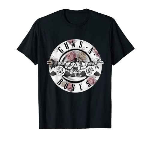 Guns N' Roses Herren Floral Fill Bullet T-Shirt von Guns N' Roses