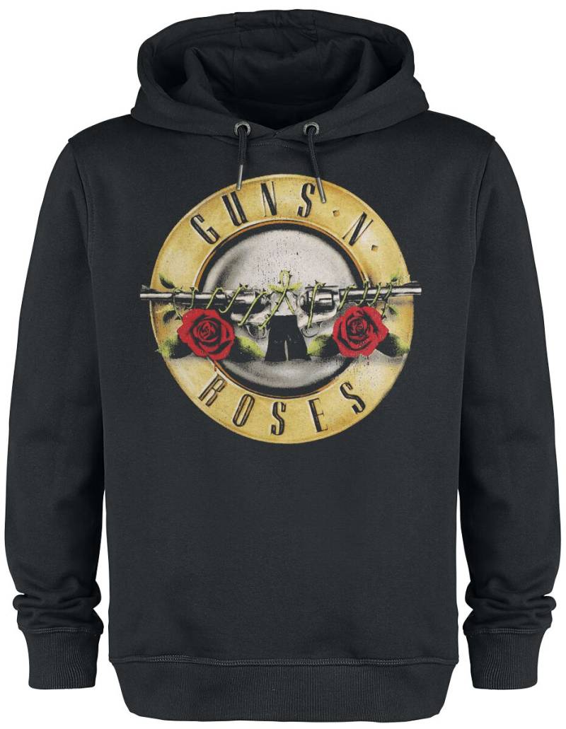 Guns N' Roses Kapuzenpullover - Amplified Collection - Drum - XS bis 3XL - für Männer - Größe M - schwarz  - Lizenziertes Merchandise! Guns N' Roses Kapuzenpullover - Amplified Collection - Drum - XS bis 3XL - für Männer - Größe M - schwarz  - Lizenziertes Merchandise! von Guns N' Roses