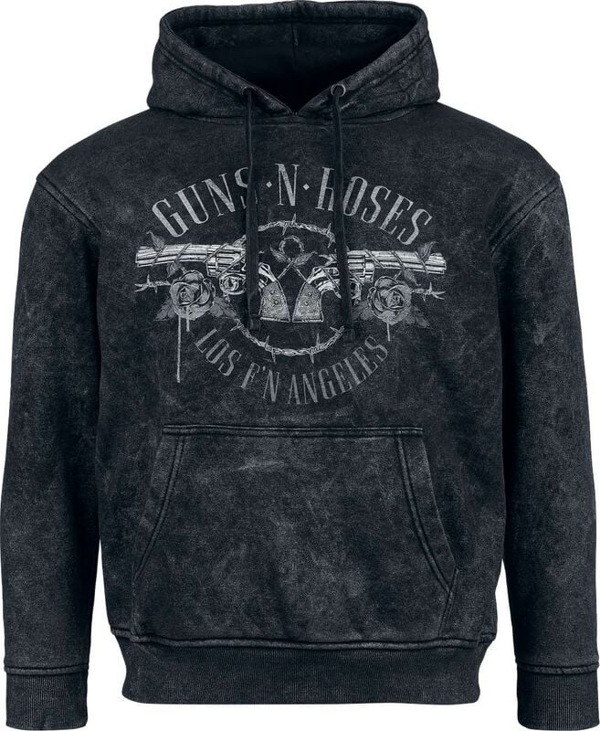 Guns N' Roses Kapuzenpullover - Bullet Logo - S bis XXL - für Damen - Größe XXL - anthrazit  - EMP exklusives Merchandise! von Guns N' Roses