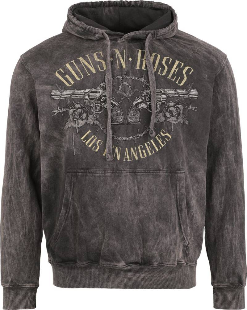 Guns N' Roses Kapuzenpullover - Bullet Logo - S bis XXL - für Männer - Größe M - grau  - EMP exklusives Merchandise! von Guns N' Roses