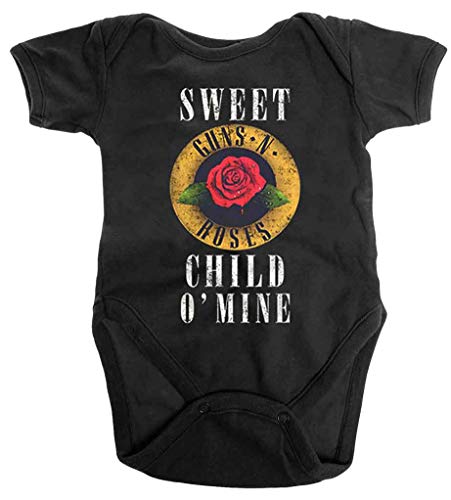Guns N' Roses Kids Baby Grow: Child O' Mine Rose - 24 Months - Black von Guns N' Roses