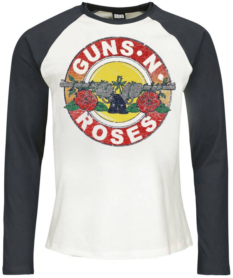 Guns N' Roses Langarmshirt - Amplified Collection - Bullet - S bis 3XL - für Männer - Größe S - multicolor  - Lizenziertes Merchandise! von Guns N' Roses