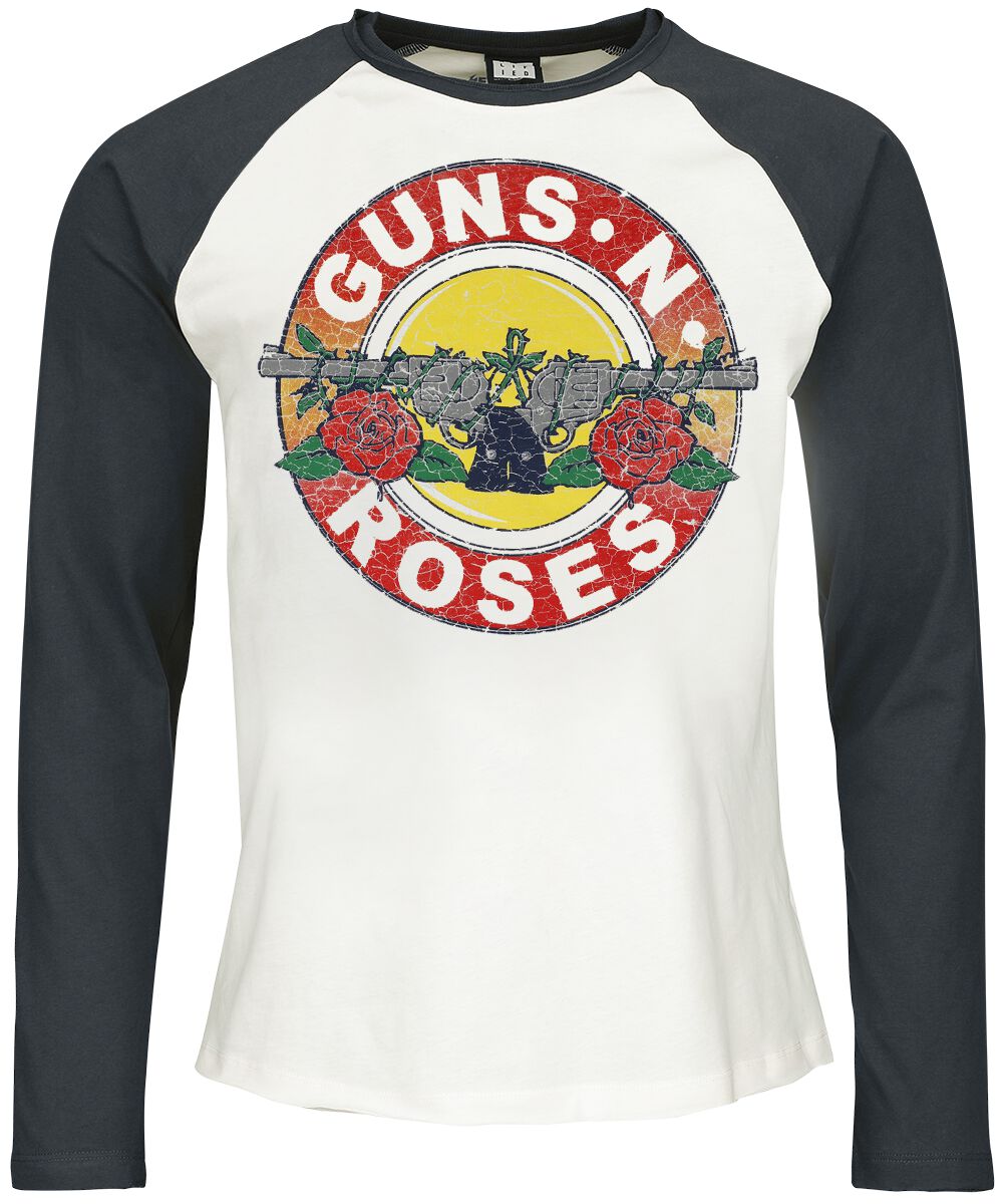 Guns N' Roses Langarmshirt - Amplified Collection - Bullet - S bis 3XL - für Männer - Größe XXL - multicolor  - Lizenziertes Merchandise! von Guns N' Roses