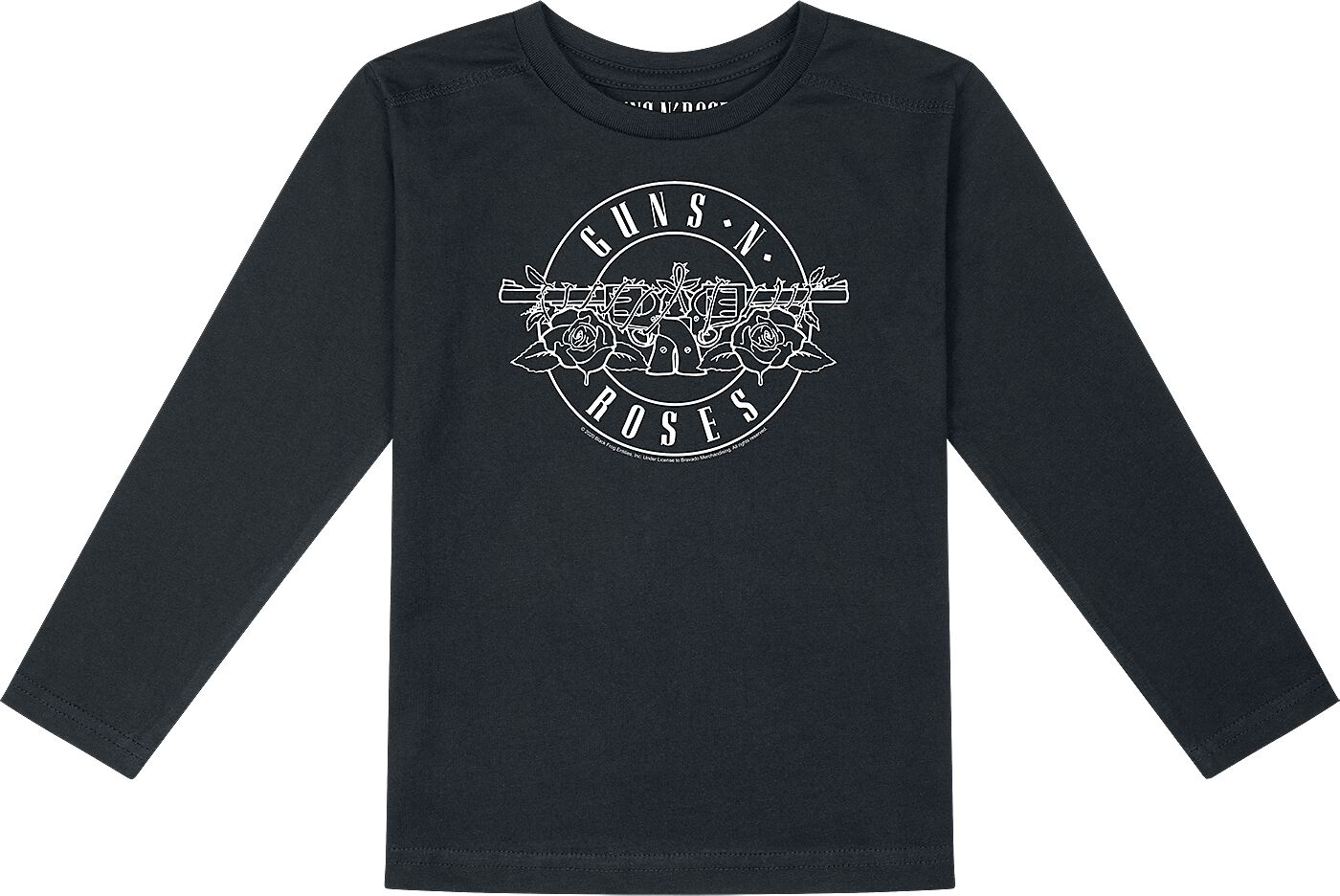 Guns N' Roses Langarmshirt für Kleinkinder - Metal-Kids - Bullet - Outline - für Mädchen & Jungen - schwarz  - Lizenziertes Merchandise! von Guns N' Roses