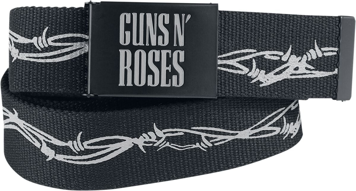 Guns N' Roses Logo Gürtel schwarz von Guns N' Roses