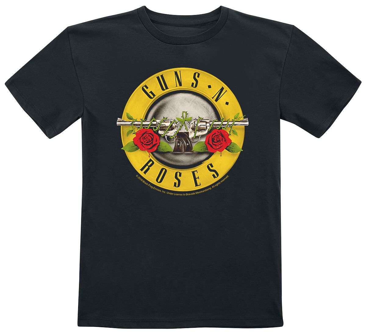 Guns N' Roses Metal-Kids - Bullet T-Shirt schwarz in 128 von Guns N' Roses