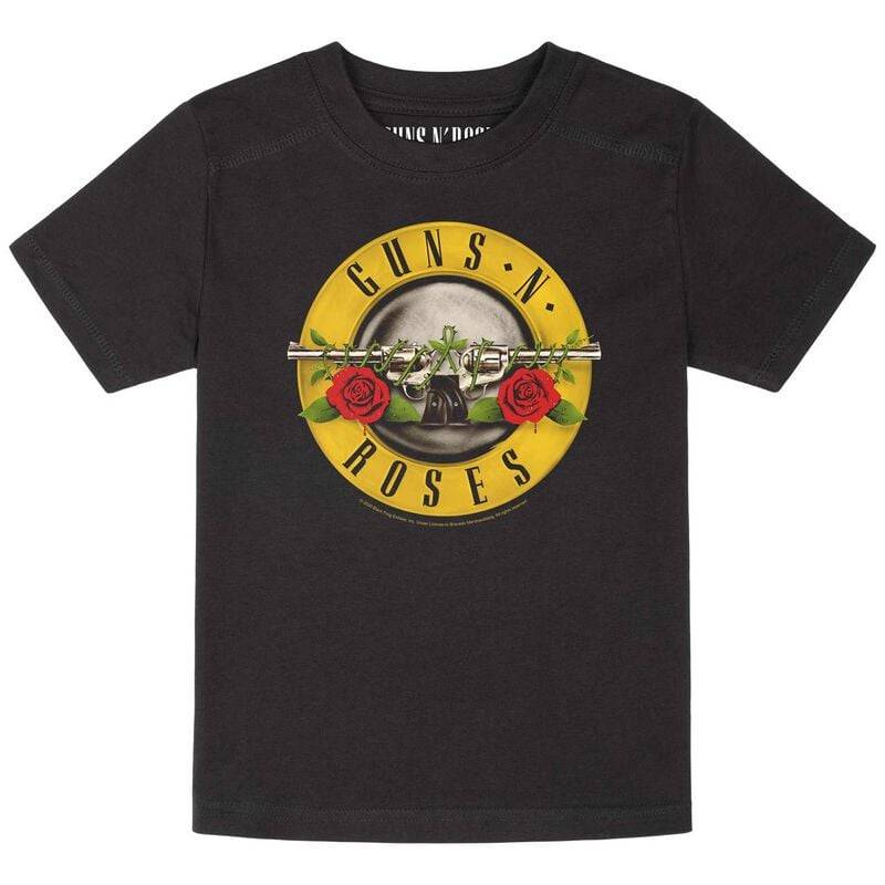 Guns N' Roses Metal-Kids - Bullet T-Shirt schwarz in 164 von Guns N' Roses