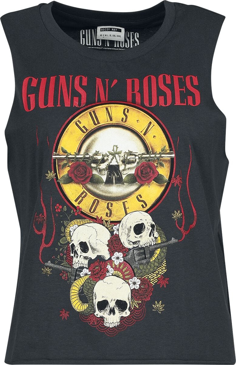 Guns N' Roses NMMax Guns N' Roses Top schwarz in M von Guns N' Roses