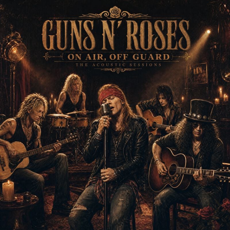 Guns N' Roses On Air, Off Guard LP multicolor von Guns N' Roses