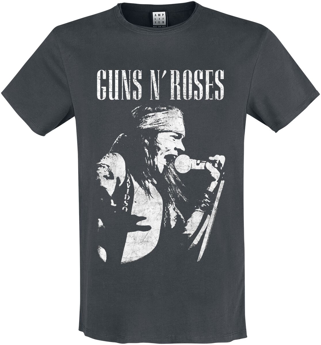 Guns N' Roses T-Shirt - Amplified Collection - Axl Live Profile - S bis 3XL - für Männer - Größe XXL - charcoal - Lizenziertes Merchandise! Guns N' Roses T-Shirt - Amplified Collection - Axl Live Profile - S bis 3XL - für Männer - Größe XXL - charcoal - Lizenziertes Merchandise! von Guns N' Roses