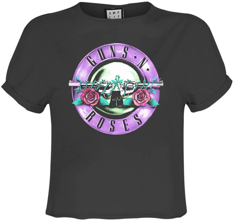 Guns N' Roses T-Shirt - Amplified Collection - Tonal Bullet - XS bis XL - für Damen - Größe XS - charcoal  - Lizenziertes Merchandise! von Guns N' Roses