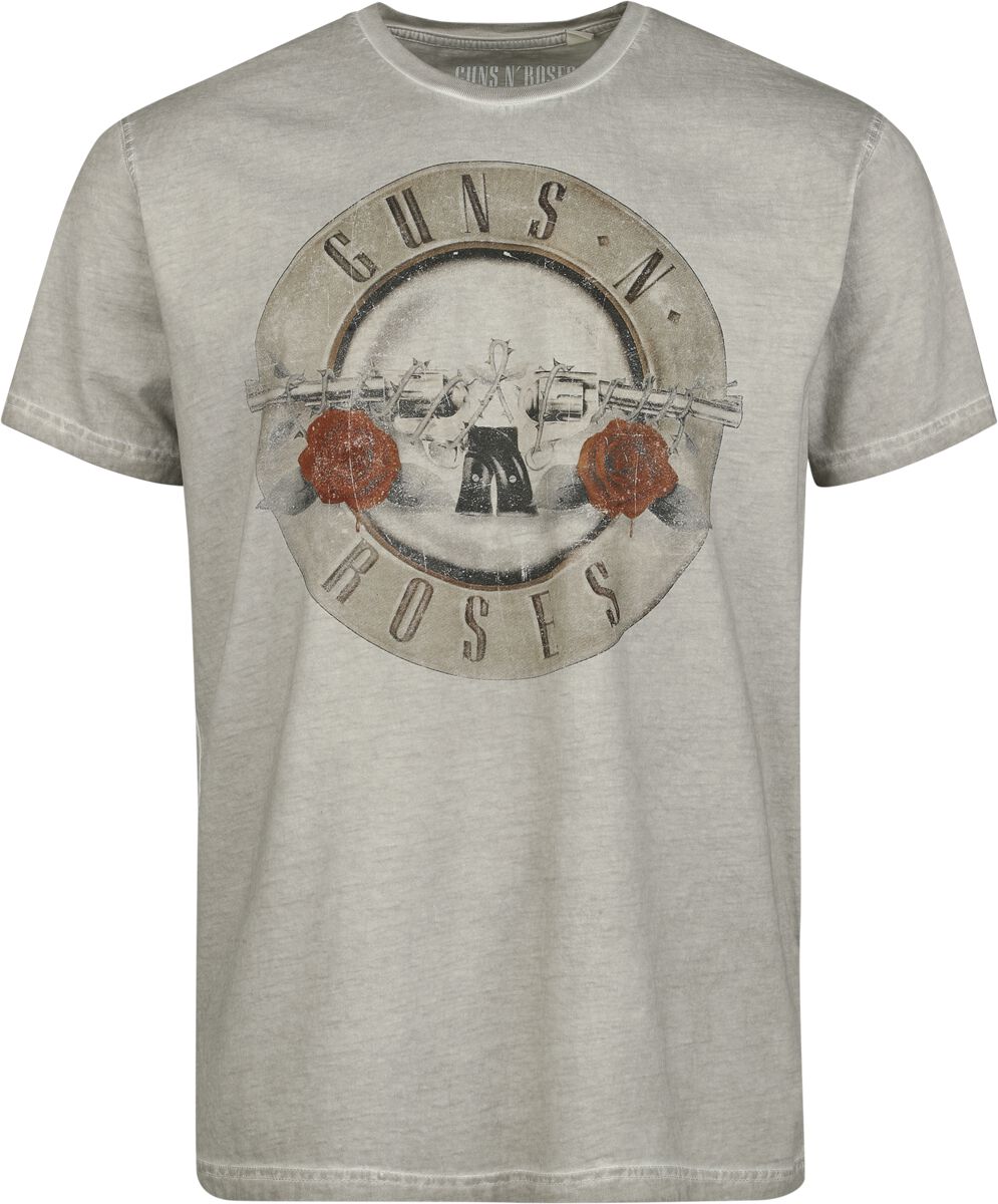 Guns N' Roses T-Shirt - Bullet Logo - S bis 4XL - für Männer - Größe XL - grau  - EMP exklusives Merchandise! von Guns N' Roses
