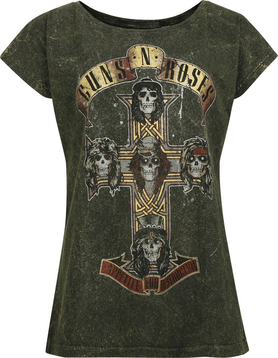 Guns N' Roses T-Shirt - Destruction - S bis 4XL - für Damen - Größe XXL - multicolor  - EMP exklusives Merchandise! von Guns N' Roses