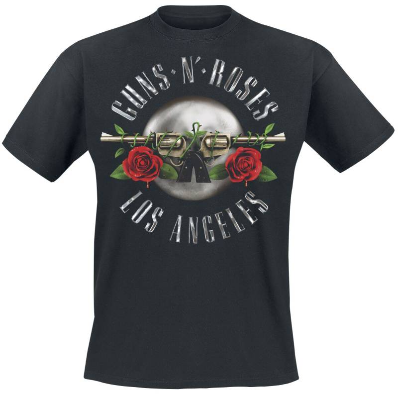 Guns N' Roses T-Shirt - Los Angeles Seal - S bis 5XL - für Männer - Größe 4XL - schwarz - Lizenziertes Merchandise! Guns N' Roses T-Shirt - Los Angeles Seal - S bis 5XL - für Männer - Größe 4XL - schwarz - Lizenziertes Merchandise! von Guns N' Roses