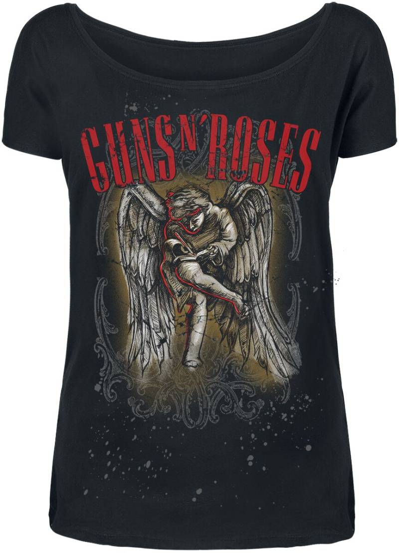 Guns N' Roses T-Shirt - Sketched Cherub - S bis XXL - für Damen - Größe XXL - schwarz  - Lizenziertes Merchandise! von Guns N' Roses
