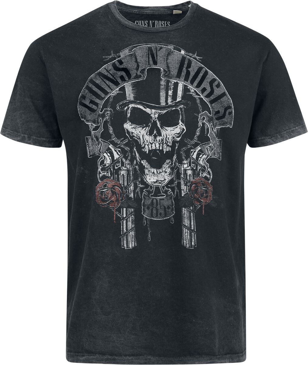 Guns N' Roses T-Shirt - Top Hat - S bis 4XL - für Männer - Größe XXL - grau  - EMP exklusives Merchandise! von Guns N' Roses
