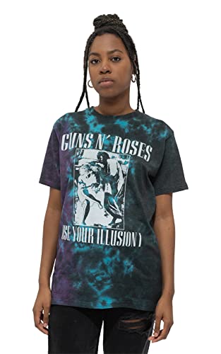 Guns N' Roses T Shirt Use Your Illusion Monochrome offiziell Unisex Dye Wash XL von Guns N' Roses