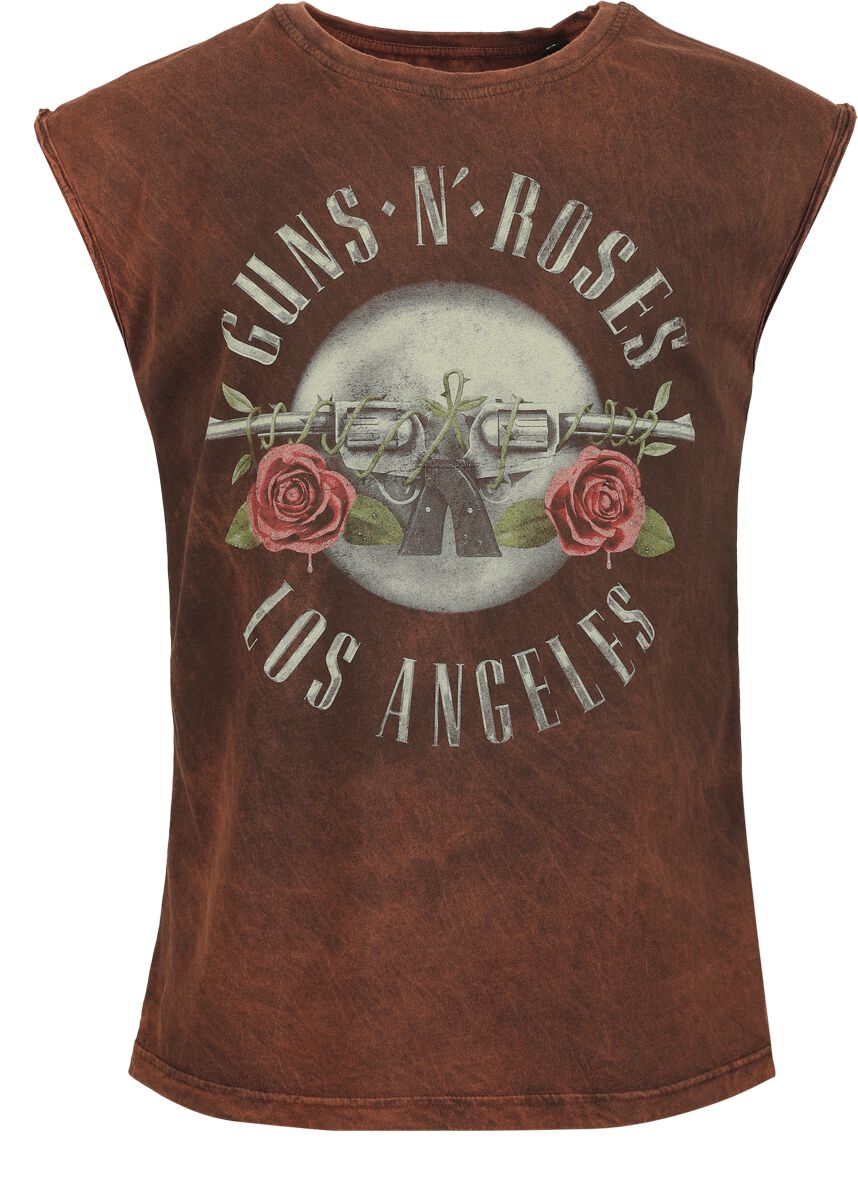 Guns N' Roses Tank-Top - Los Angeles - S bis 4XL - für Männer - Größe 4XL - rost  - EMP exklusives Merchandise! von Guns N' Roses