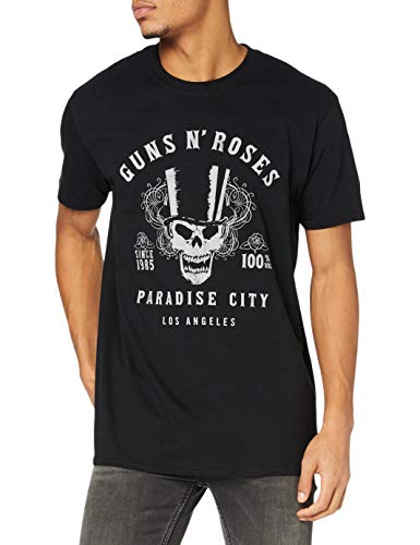 Guns & Roses Herren Guns N' Roses 100% Volumen T-Shirt, Schwarz, L von Guns N' Roses