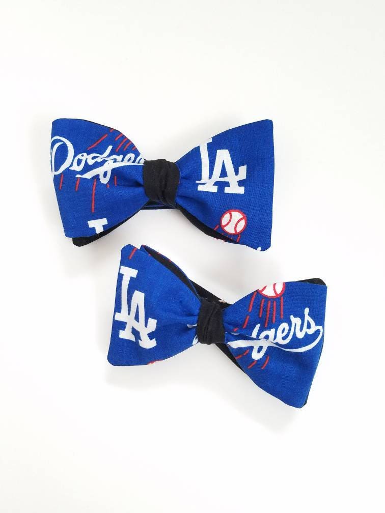 Los Angeles Dodgers Fliege Wendebare Fliege Zum Selberbinden von GunsandAprons
