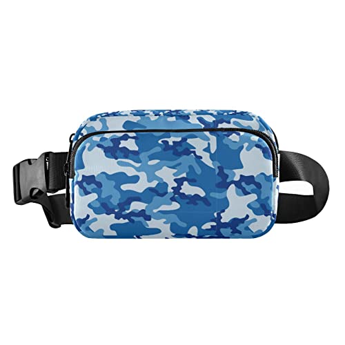 Bauchtasche für Damen und Herren, Camouflage-Design, mit verstellbarem Riemen, Mini-Hüfttasche für Workout, Laufen, Maschinenwäsche, 8 x 6.5 x 2.3 Inches, Bauchtasche von GuoChe