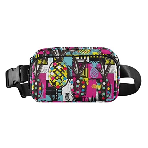 Exotische Sommer-Bauchtasche für Damen und Herren, Gürteltasche, Crossbody-Taschen mit verstellbarem Riemen, Mini-Hüfttasche für Workout, Laufen, Maschinenwäsche, 8 x 6.5 x 2.3 Inches, Bauchtasche von GuoChe