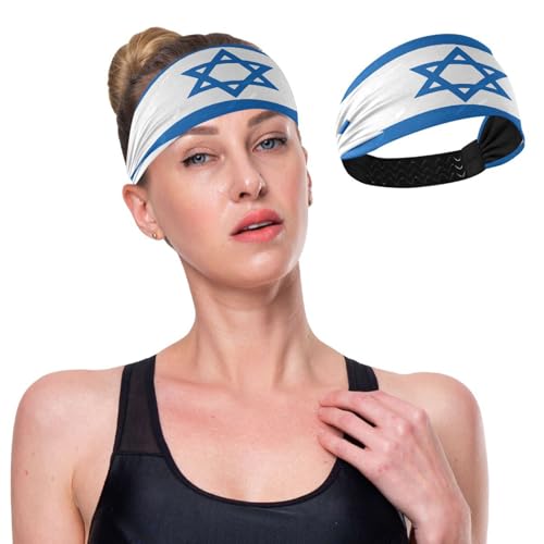 Feuchtigkeitsableitendes Sport-Stirnband, elastische Schweißbänder für Make-up, Fußball, Fitnessstudio, Make-up von GuoChe