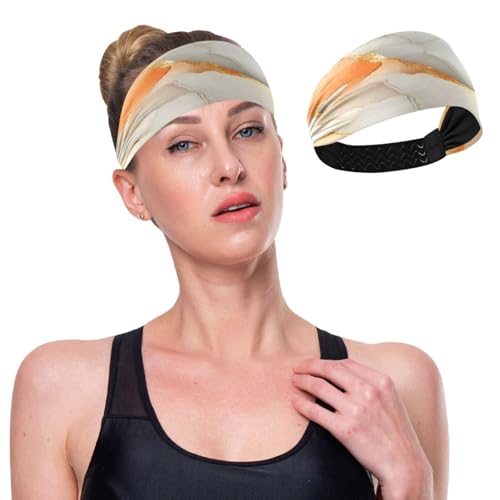 GuoChe 56156_2 rutschfeste Schweißbänder, Stirnbänder für Damen, elastische Haarbänder für Damenhaare zum Waschen des Gesichts, Fitnessstudio, für den täglichen Gebrauch, Volleyball von GuoChe