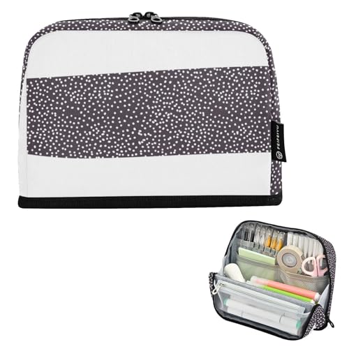 GuoChe Federmäppchen Federmappe Federmappe Leicht (prop11) für Erwachsene Schulbedarf Modern Stripes von GuoChe