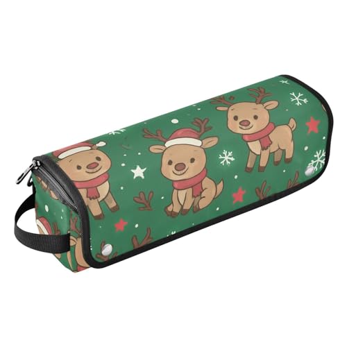 GuoChe Haar-Werkzeug-Organizer mit großer Kapazität und hitzebeständiger Matte, Weihnachts-Rentier von GuoChe