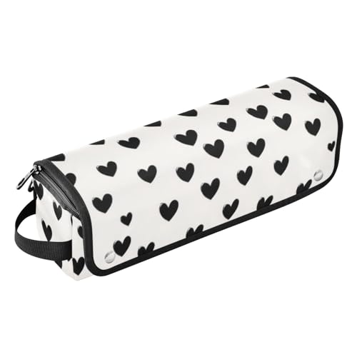 GuoChe Heating Tools Reisetasche Organizer mit Eisenmatte, schwarzes Herz von GuoChe