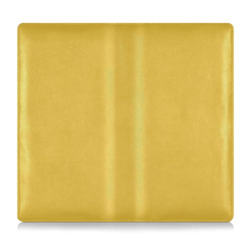 GuoChe Kartenhalter aus PU-Leder, für Ausweis, Führerschein, Kontaktinformationskarten, für Herren und Damen, Topasgelb von GuoChe