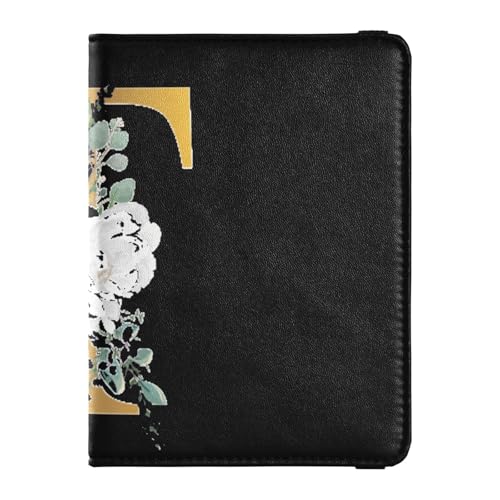 GuoChe Leder Auto Registrierung Versicherung & Ausweishalter Auto Essentials für Karten, wesentliche Dokumente, Führerschein Fahrzeug Papierkram Männer Frauen PU-Leder, T, 1 size von GuoChe