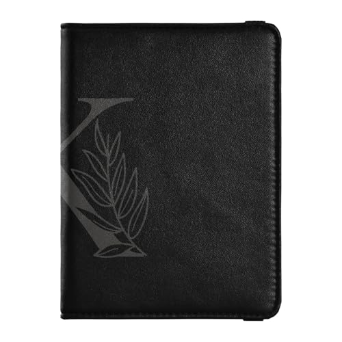 GuoChe Leder Auto Registrierung Versicherung & Ausweishalter Essential Wallet Case für Dokumente, Karten, Führerschein Männer Frauen Premium Leder, K, 1 size von GuoChe
