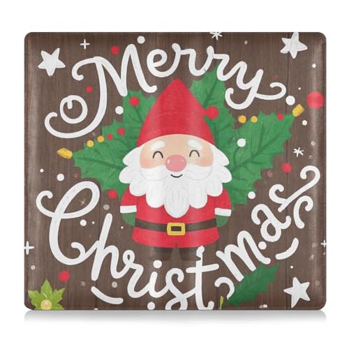 GuoChe Leder Auto Registrierung Versicherung & Ausweishalter Herren Damen Dokumententasche für Fahrer Auto Besitzer Anhänger Motorrad Boot Frohe Weihnachten Cartoon Zwerge von GuoChe