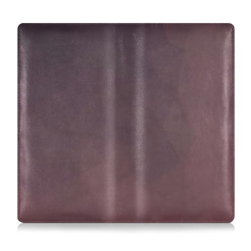 GuoChe Pu Leather Car Registration & Insurance Card Holder Men Women Essential Car Wallet Case for Driver Auto Owners Trailer Motorcycle Boat Dark Gradient Abstract Design von GuoChe
