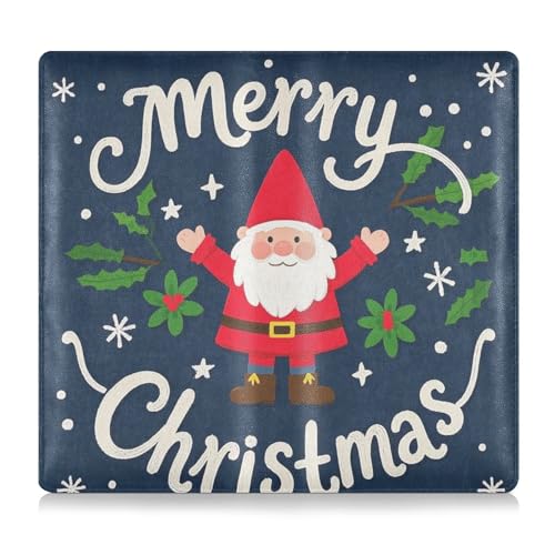 GuoChe Pu Leather Car Registration & Insurance Card Holder Men Women Prefect Car Essentials Wallet for ID, Driver's License, Key Contact Information Cards Merry Christmas Cartoon Dwarfs von GuoChe