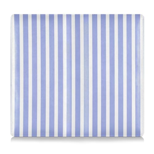 GuoChe Pu Leder Auto Registrierung und Versicherungshalter Herren Damen Geldbörse Zubehör Etui für Karten Essential Dokument Führerschein Blau und Weiß Streifen von GuoChe