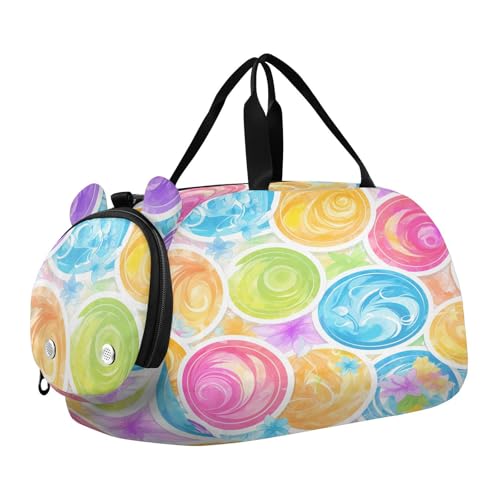 GuoChe Schwarze Umhängetasche mit Schuhfach, praktische Schultertasche zum Einkaufen, Farbe 13, 1 size, modern/enganliegend von GuoChe