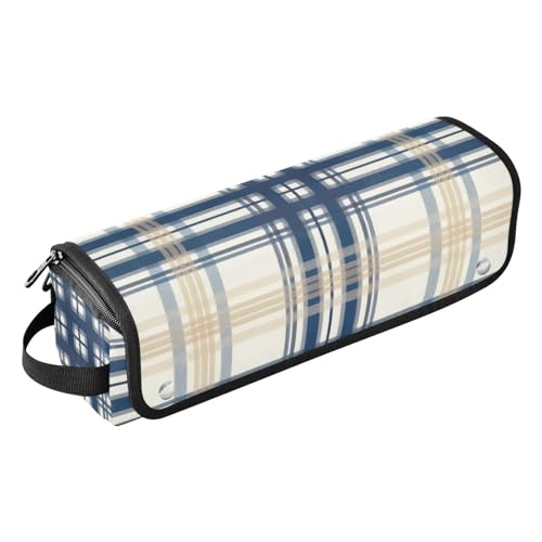 GuoChe Wasserdichter flacher Lockenstab Reise-Organizer mit hitzebeständigem Pad, einzigartiges Karomuster von GuoChe