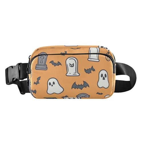 Modische Gürteltasche mit Halloween-Symbol-Muster, für Damen und Herren, wasserabweisend von GuoChe